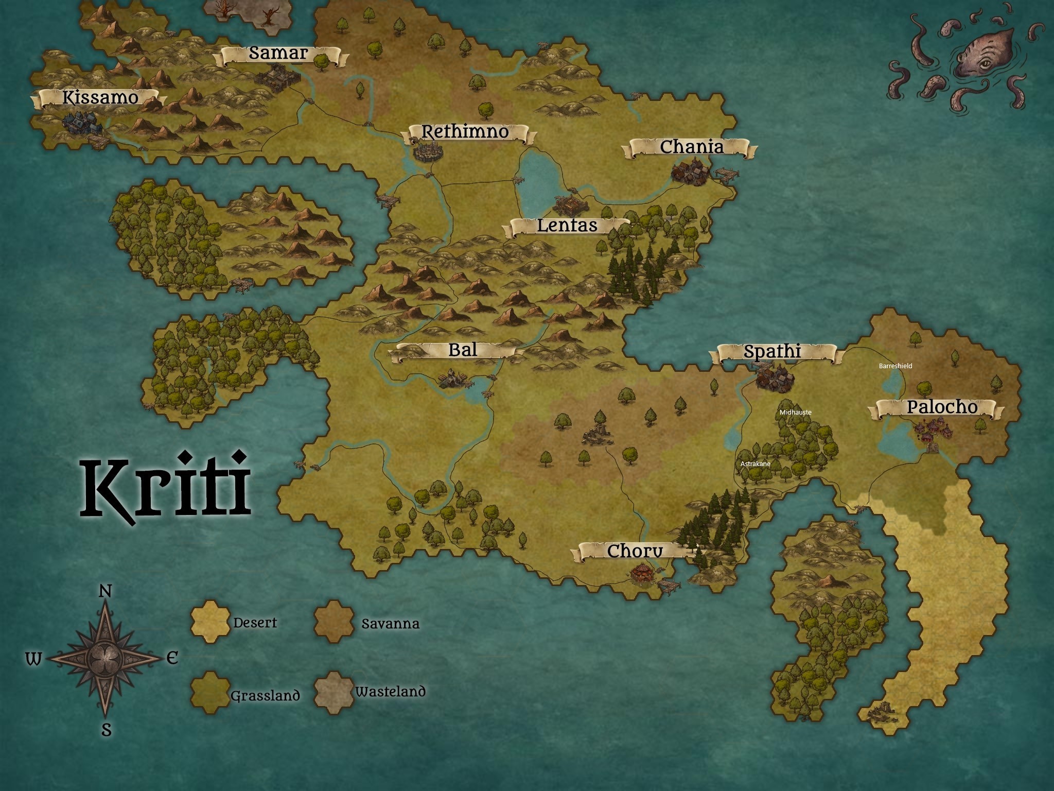 Kriti map