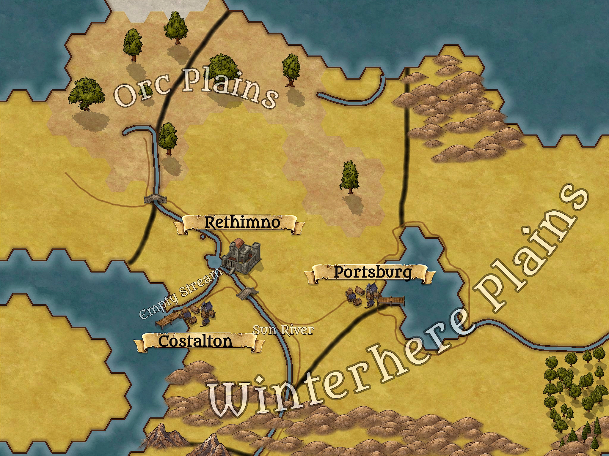 Rethimno Map